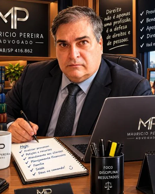 Dr. Maurício Pereira em seu escritório